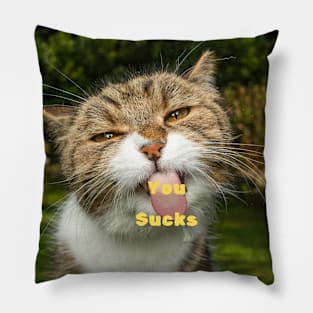 Funny Cat Design Pillow