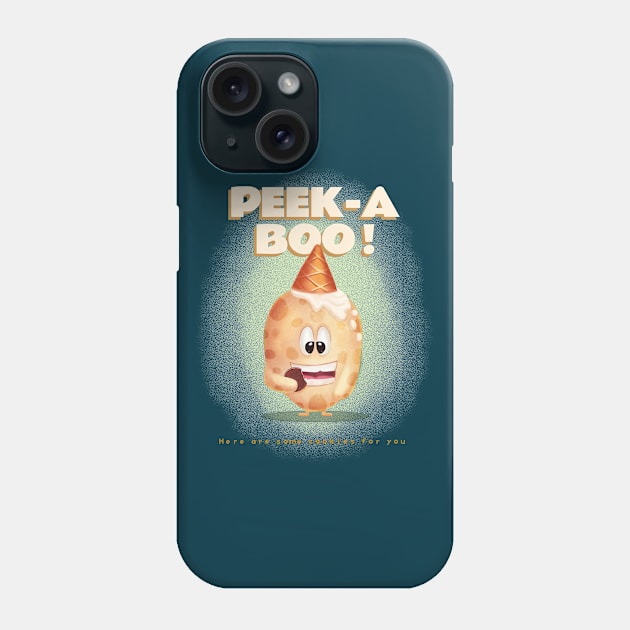 Peek A Boo ! Kids Design Memes Phone Case by Dody