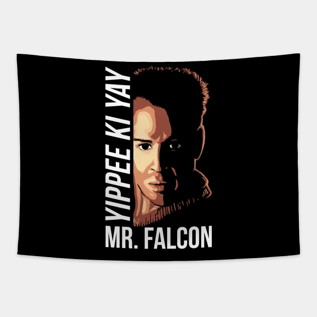 Yippee Ki Yay Mister Falcon Tapestry by art_by_suzie