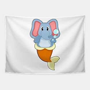 Elephant Mermaid Tapestry