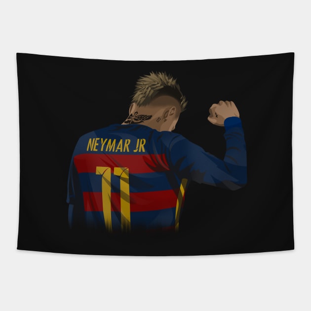 Neymar Jr Tapestry by siddick49