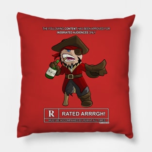 Rated R for Rum Pillow