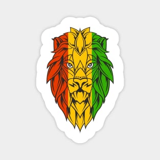 Rasta lion Magnet