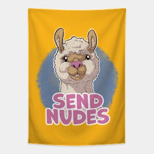 Alpaca Nudes (pink) Tapestry