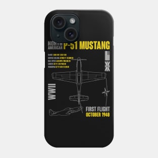 North American P-51 Mustang Phone Case