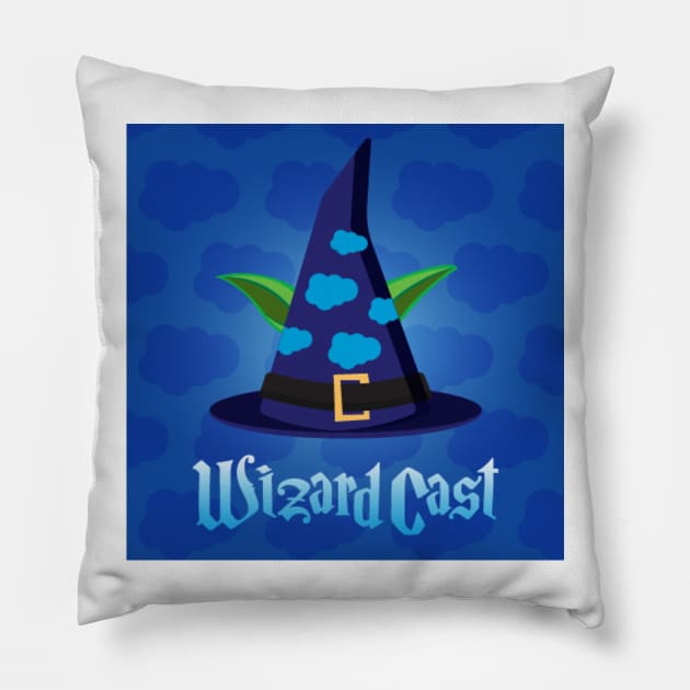 WizardCast podcast logo Pillow by WizardCast