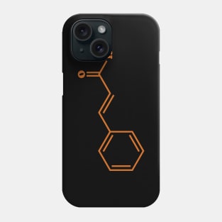 Cinnamon Cinnamaldehyde Molecule Chemical Formula Phone Case