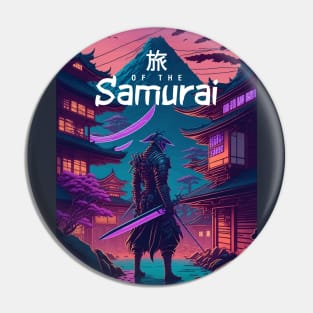 Futuristic Samurai: A Journey Through Time and Tradition Pin