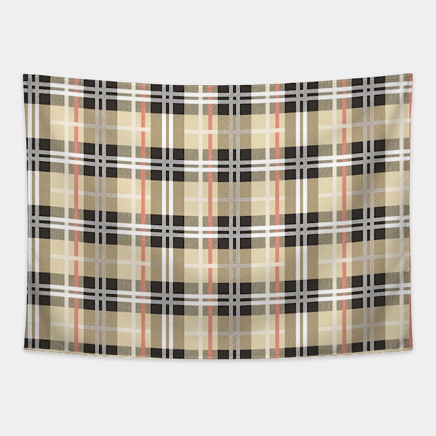 Classic Tartan Pattern Tapestry by R4Design