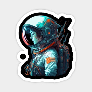 Woman Astronaut Magnet