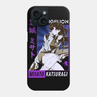 Misato Katsuragi | Anime Fan Art  | IKIGAISEKAI Phone Case