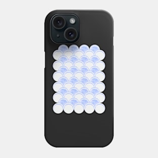 Pastel Blue Circle Pattern Phone Case