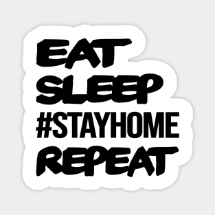 Stay Home Corona Virus Quarantine Home Office Covid-19 Magnet