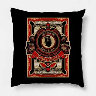 Old School Ethics Revival Pillow