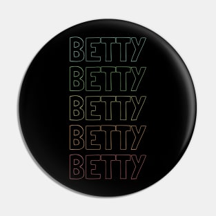 Betty Name Pattern Pin