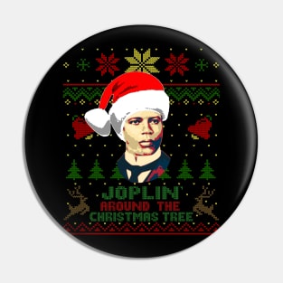 Scott Joplin Around The Christmas Tree Funny Pin