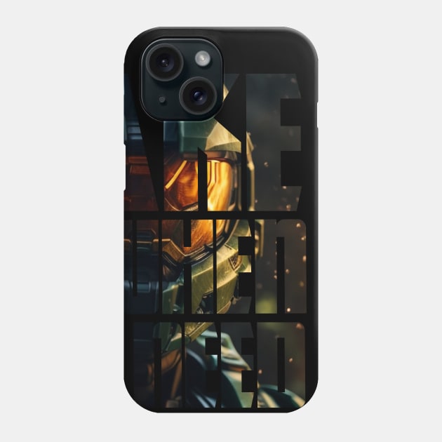 Halo game quotes - Master chief - Spartan 117 - Realistic #4 Phone Case by trino21