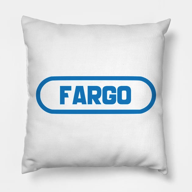 Fargo Of City Pillow by AvoriseStudio