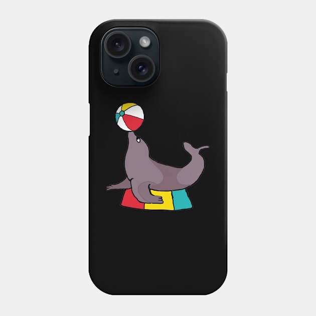 Circus Performing Seal Phone Case by Mark Ewbie