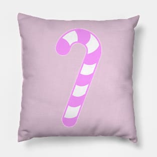 LARGE PINK CANDY CANE - CUTE CHRISTMAS DESIGN Pillow