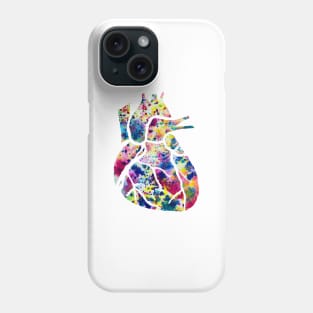 Funfetti Heart (White) Phone Case