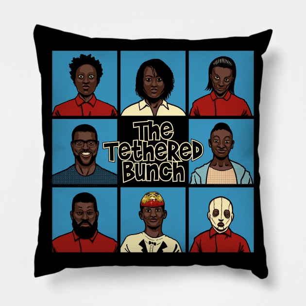 The Tethered Bunch Pillow by DCLawrenceUK