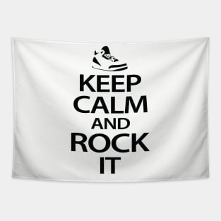 Keep Calm And Rock It Tapestry