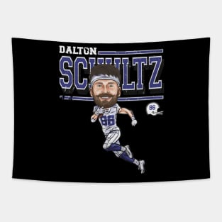 Dalton Schultz Dallas Cartoon Tapestry