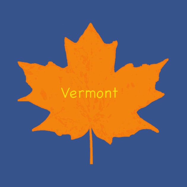 Vermont Maple Leaf by alittlebluesky