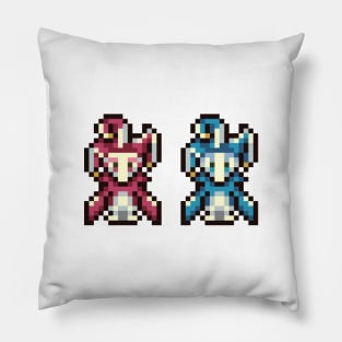 Jesters Of The Moon: Zorn And Thorn Pixel Art Pillow