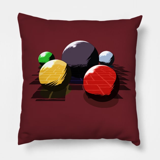 Full-time Baller Pillow by Jae the Dog Leech