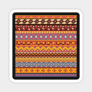 Aztec Berber hybrid pattern Magnet