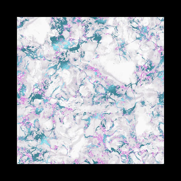 Marble Pattern Aesthetic Purple Blue Teal by jodotodesign