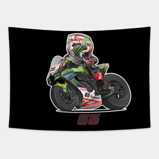 Jonathan Rea 66 Cartoon Tapestry