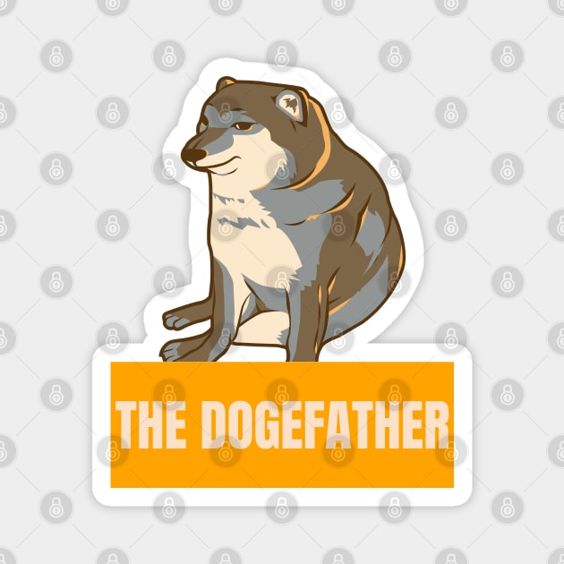 The Dogefather Magnet by Sanworld