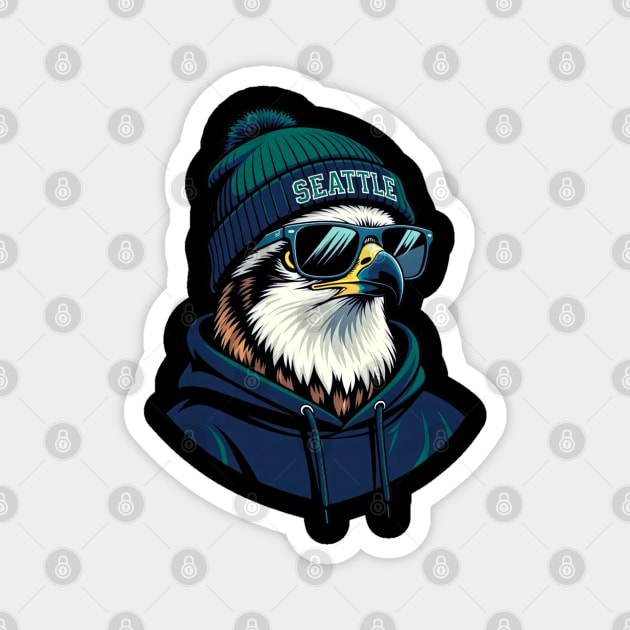 Seattle Spirit Animal Magnet by UrbanLifeApparel