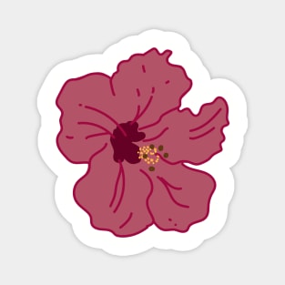 Hibiscus Flower Magnet