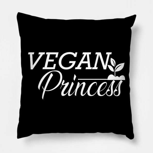 Vegan Princess Pillow by KC Happy Shop