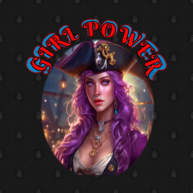 Girl,power, violet eyed pirate lady captain by sailorsam1805