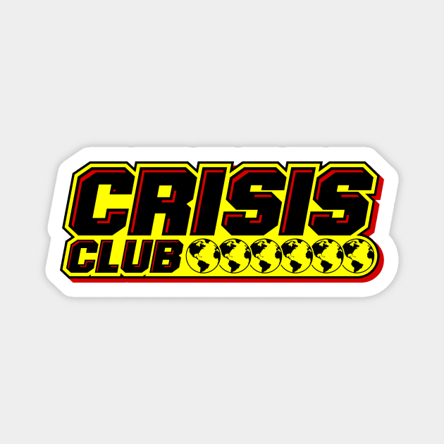 Crisis Club T-Shirt Magnet by Jason Inman (Geek History Lesson)