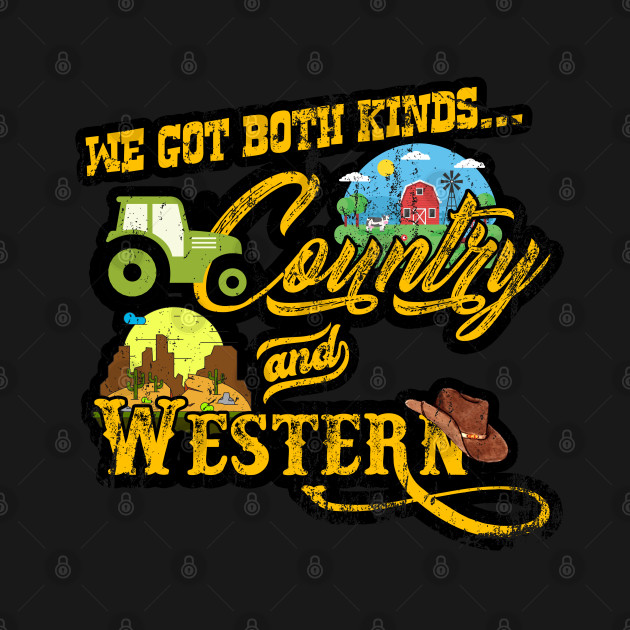 Discover Country and Western, distressed - Blues Brothers - T-Shirt