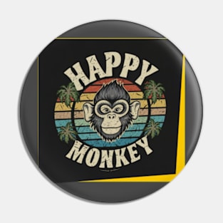 Happy Monkey Pin