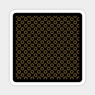 Ornament black and gold 4 Magnet