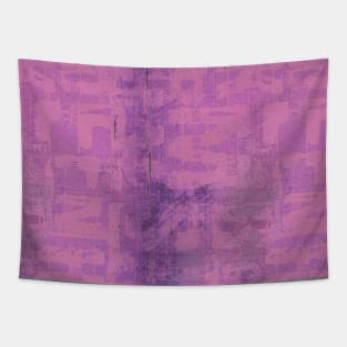 Purple Graffiti text Tapestry