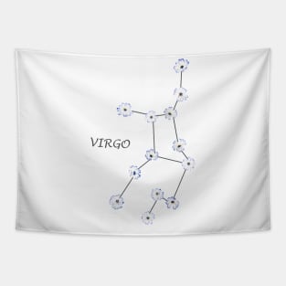 Virgo Zodiac horoscope Constellation Sticker flower Tapestry