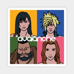 Avalanche (FF7 Line-up) Magnet