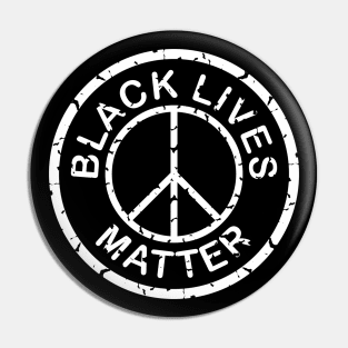 black lives matter peace sign Pin