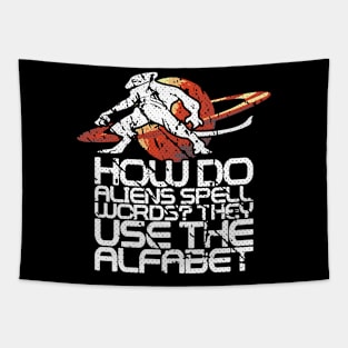 Alien Ufo Area 51 Tapestry