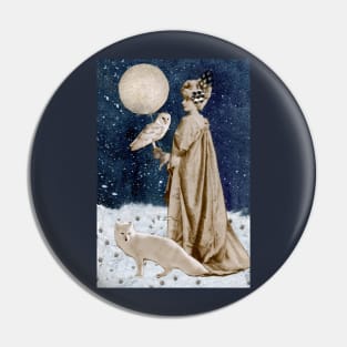 Wild Moon Goddess Pin