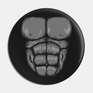 Gorilla Halloween Costume Chest Pin